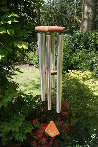 Nature&#39;s Melody Wind Chime, 107 cm silver