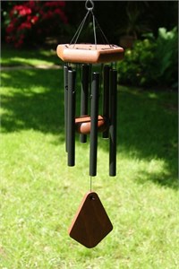 Nature&#39;s Melody Wind Chime, 46 cm black