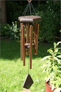 Nature's Melody Wind Chime, 60 cm bronze
