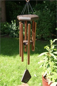 Nature&#39;s Melody Wind Chime, 60 cm bronze