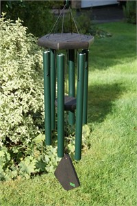 Nature&#39;s Melody Wind Chime, 71 cm forest green