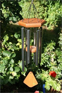 Nature&#39;s Melody Wind Chime, 60 cm silver