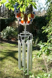 Peacock Butterfly Wind Chime