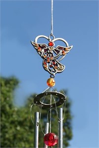 Red Angel Wind Chime