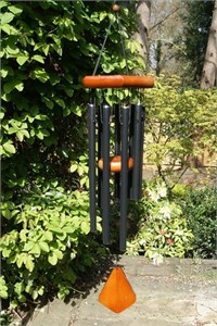 Adante Wind Chime, 71 cm satin black