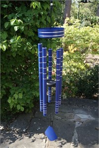 Chorus Wind Chime, 102 cm cobalt blue