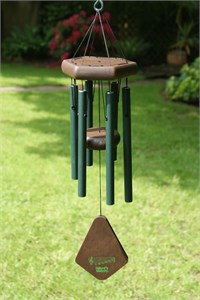 Nature&#39;s Melody Wind Chime, 46 cm forest green