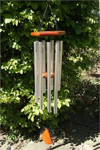 Adante Wind Chime, 107 cm satin chrome