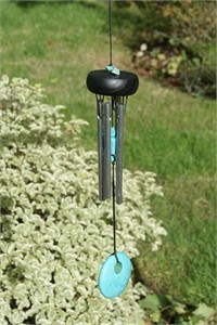 Woodstock Mini Chime with Turquoise