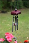 Mini Chime with Crystals, purple