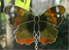 Red Admiral Butterfly Wind Chime