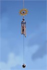 Sunflower Wind Chime, small yellow