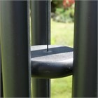 Concerto Wind Chime, 122 cm satin black