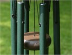 Nature&#39;s Melody Wind Chime, 46 cm forest green