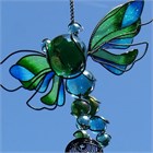 Green and Blue Dragonfly Wind Chime