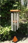 Adante Wind Chime, 86 cm satin chrome