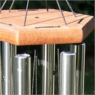 Nature&#39;s Melody Wind Chime, 71 cm silver