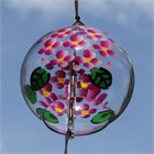 Pink Hortensia Wind Chime