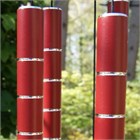 Chorus Wind Chime, 102 cm rich red