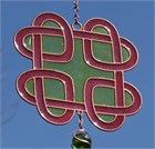 Four Hearts Wind Chime