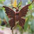 Large Blue Butterfly Wind Chime