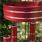 Chorus Wind Chime, 102 cm rich red