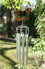 Red Admiral Butterfly Wind Chime