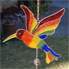 Rainbow Hummingbird Wind Chime