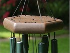 Nature&#39;s Melody Wind Chime, 46 cm forest green