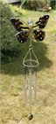 Green and Black Butterfly Wind Chime